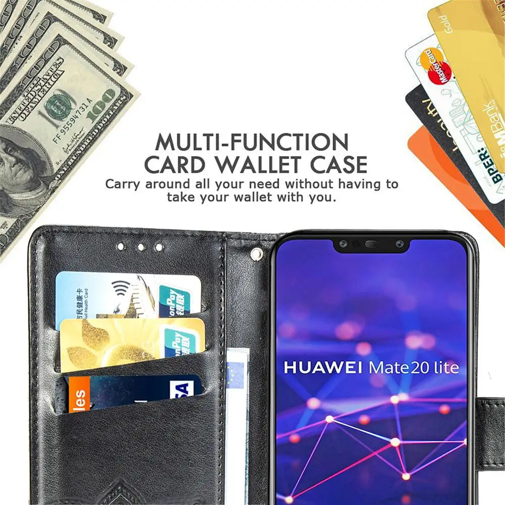 Для huawei mate 20 30 чехол для телефона huawei mate 20 lite чехол Мягкая силиконовая задняя крышка P20 кожаный флип-чехол Y3 чехол для телефона s
