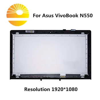 

15.6" IPS LCD LED Display 1920x1080 Touch Screen Digitizer with Bezel Frame Assembly For Asus VivoBook N550 N550JV Q550L Q550LF