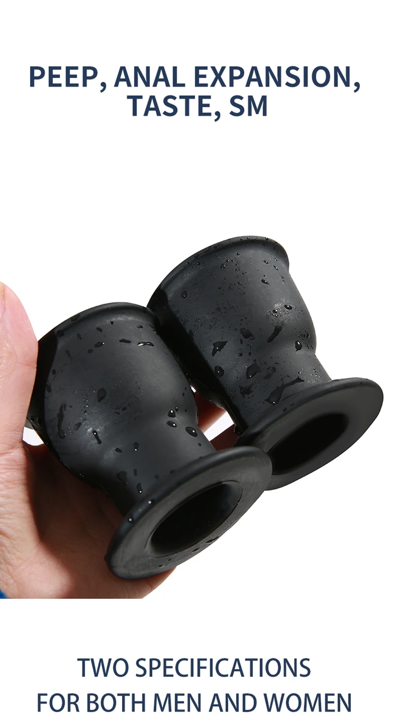 SeLgurFos Tunnel anal à plug anal ouvert avec plug, extenseur anal