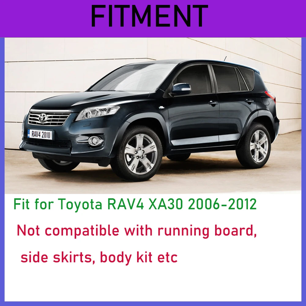 4 шт. стиле Брызговики для Toyota RAV4 XA30 2006-2012 брызговики брызговик крыло брызговиков 2006 2007 2008 2009 2010