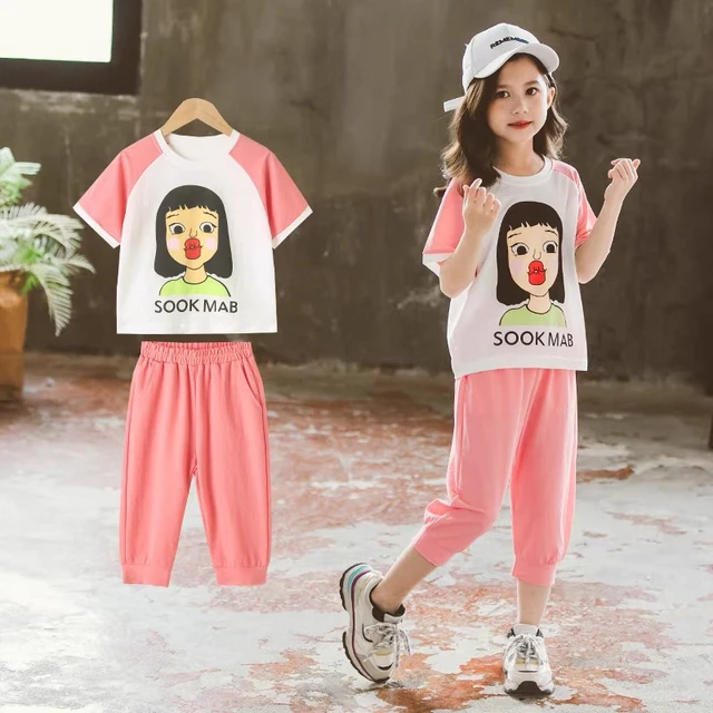 Childrens Cotton Leggings Full Length Girls Kids Age 2 3 4 5 6 7 8