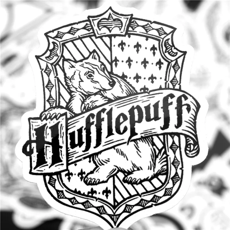 30 шт. hp стикер s Potters черный и белый Harried стикер для детей багаж скейтборд ноутбук мультфильм аниме водонепроницаемый стикер s