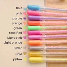 12 цветов, школьные акварельные маркеры для рисования, корейские канцелярские принадлежности, принадлежности для обучения, гелевая ручка