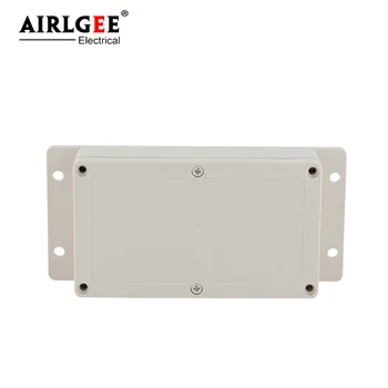 

158 * 90 * 46mm gray outdoor ABS plastic waterproof electrical junction box with earmuffs electrical box wall-mounted sealed box