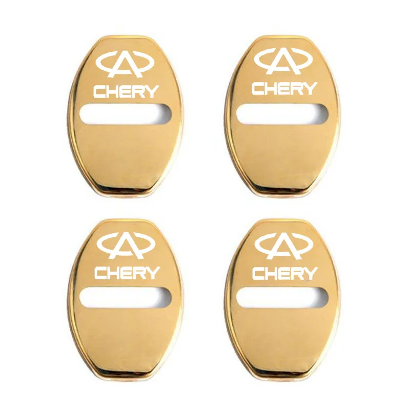 Car styling door lock covers for CHERY TIGGO 3 4 5 PRO 8 protective and decoration car accessories sticker car door lock cover car styling stickers