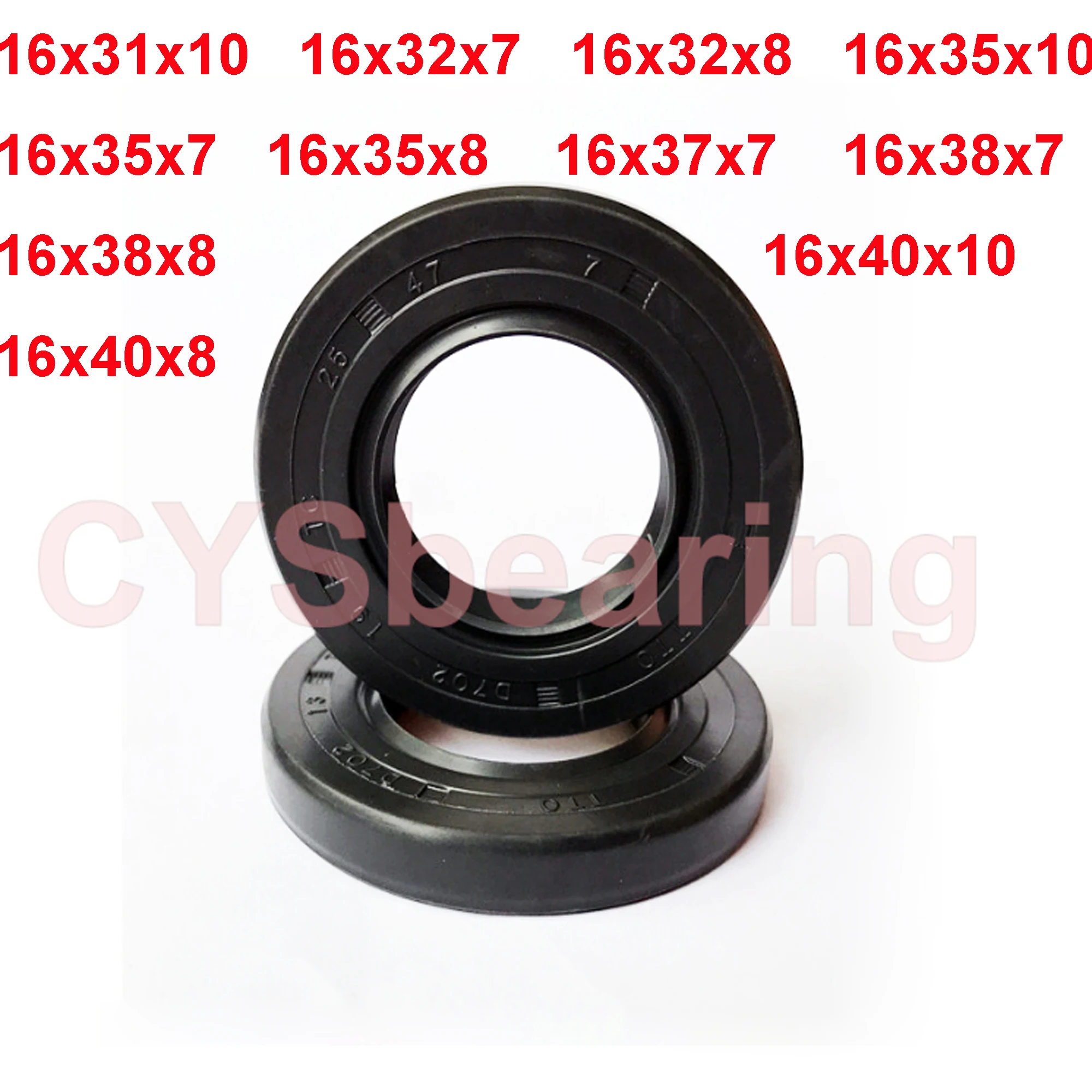 pack Rotary shaft oil seal 44 x 58 x height, model 