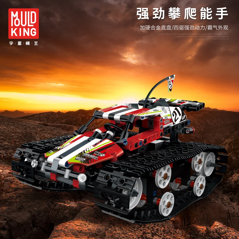 Skup Technic RC śledzone Stunt Racer klocki kompatybilne Legoing Creator APP zdalnie sterowanym samochodowym cegły zabawki dla dzieci prezenty