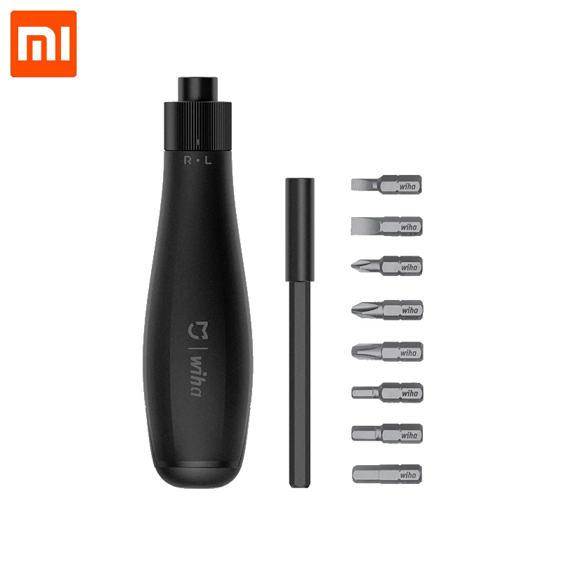 

xiaomi smart home mijia Wiha 8 in 1 ratchet screwdriver home tool high precision bite cartridges screwdriver repair tools