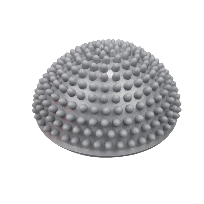 Yoga Ball 16cm PVC Inflatable Massage Point Half Fit Ball for Balance Training