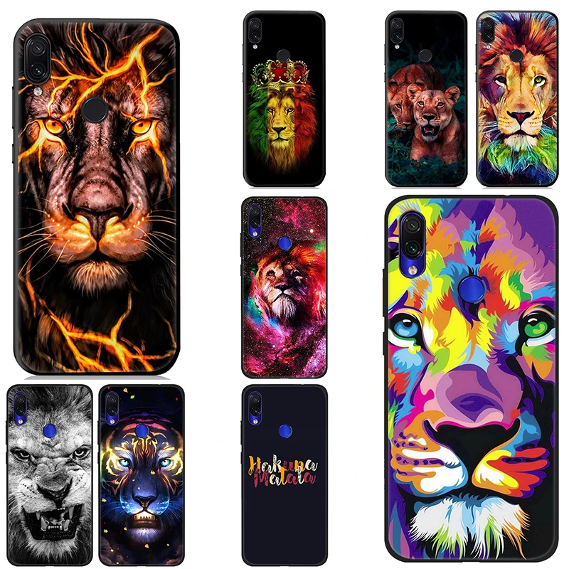 IYICAO Lion Alpha Male Soft Case for Xiaomi Redmi Note 8 7 6 5 Pro 5A 4X Silicone TPU |
