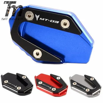 

New arrivals For Yamaha MT-03 MT03 2017 2018 2019 2020 MT25 MT-25 CNC Motorcycle Side Kickstand Stand Plate Extension With logo