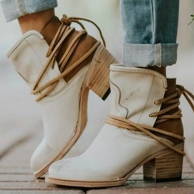 

Women High Heels Boots Distressed Genuine Leather Winter Outdoor Shoes Platform Snow Ankle Boots Flock Warm Fur Bootie Female