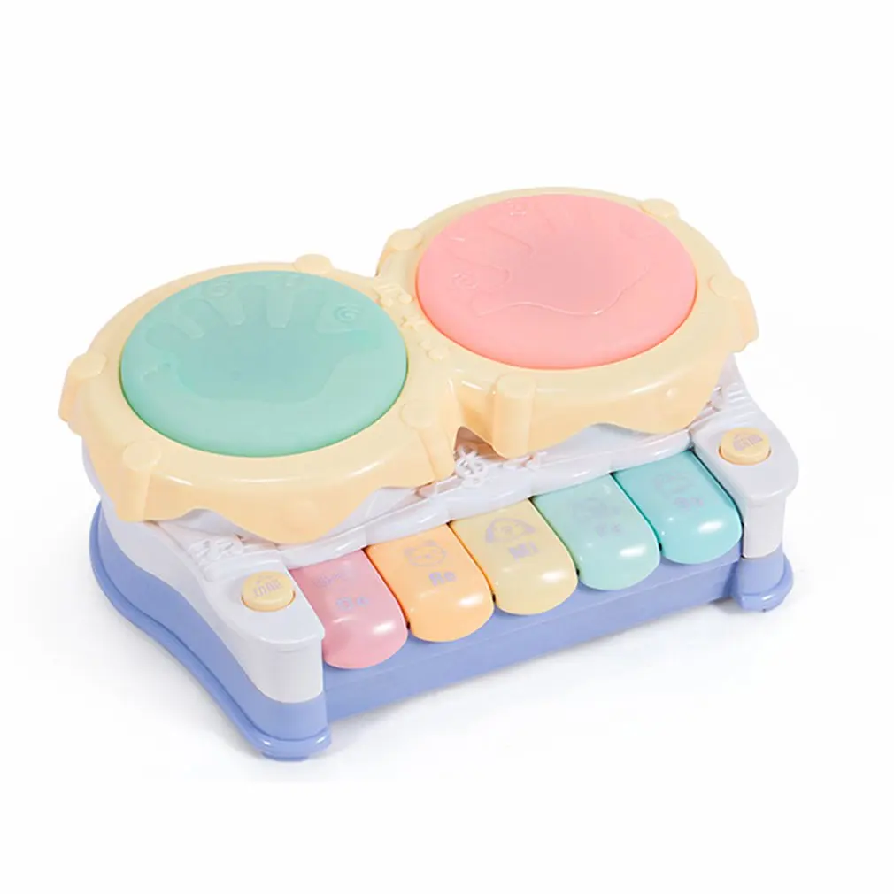 

Baby Electric Hand Beat Drums Children's Music Pat Drum Electronic Piano Baby Toys Dream Music Light Drums Smart Toys Instrument