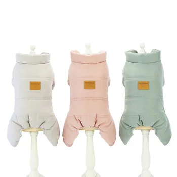 

Pet Dog Clothes for Winter Thick Warm Four-legged Casual Cotton-padded Clothes Soft Comfortable Durable Fashionable Pet Clothes