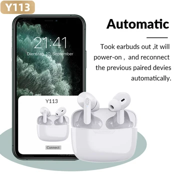 

2020 Y113 TWS Wireless Bluetooth Earphone HiFi Music In-ear Stereo Earbuds Gaming Headset Sports headphone for All mobile Phone