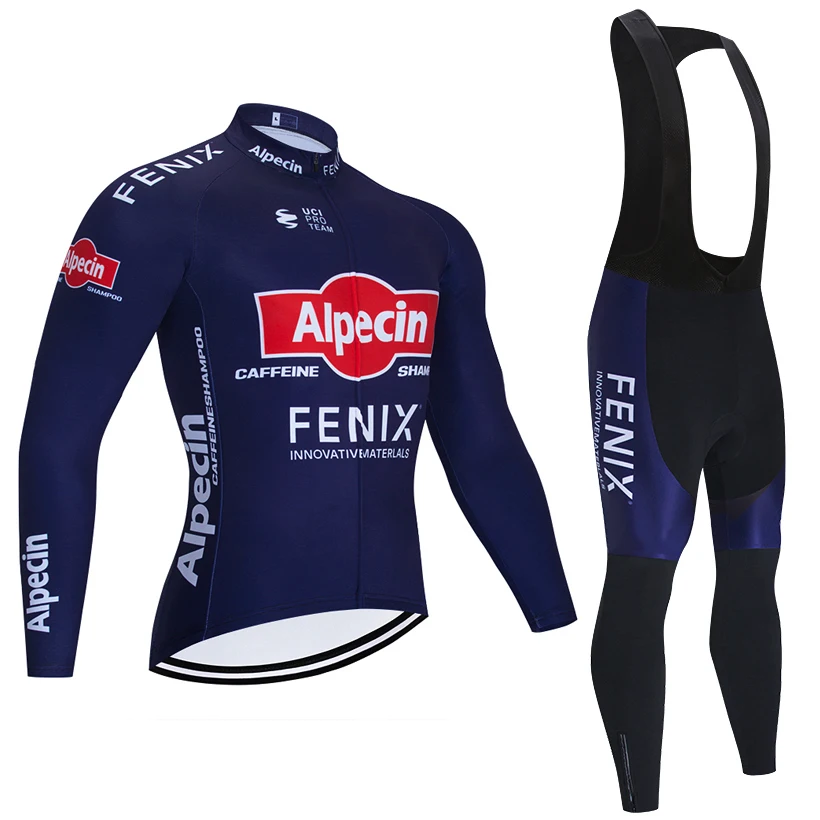 Зимняя командная веломайка Alpecin спортивная одежда велосипедные брюки Мужская