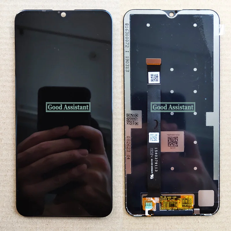 Черный 6,3 дюймов для lenovo Z6 lite/Z6 Youth L38111 ЖК-дисплей кодирующий преобразователь сенсорного экрана в сборе/или с рамкой - Цвет: Black No Frame