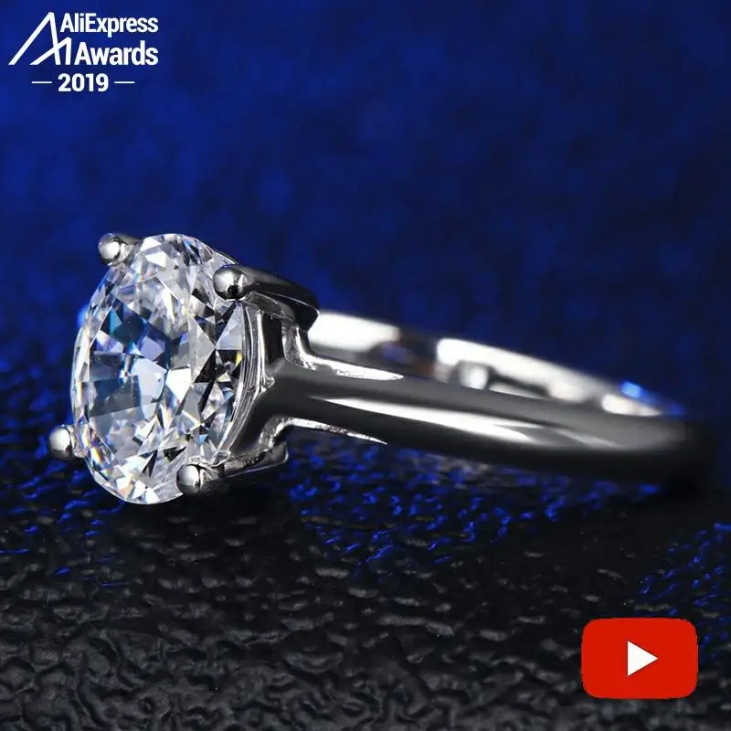 Кольцо с гравировкой овальная огранка 7*9 мм кольцо из стерлингового серебра 925