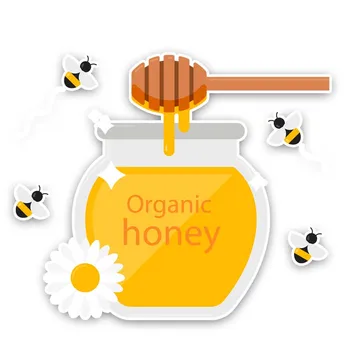 

Interesting Organic Honey Car Sticker Automobiles Motorcycles Exterior Accessories Vinyl Decals for Bmw Audi Vw Toyota,15cm*13cm