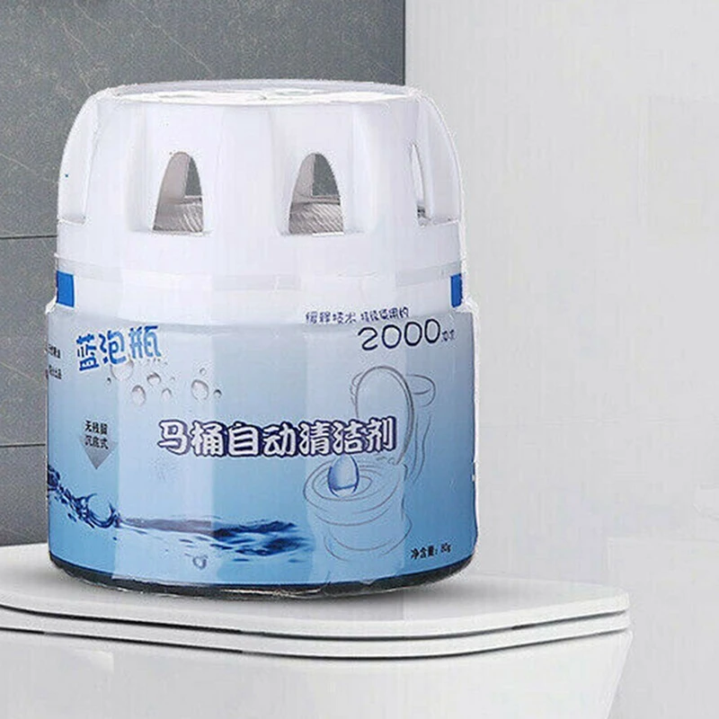 Автоматический очиститель для туалета ic Flush Bottled Helper Blue Bubble Amazing Home Cleaning|Средство