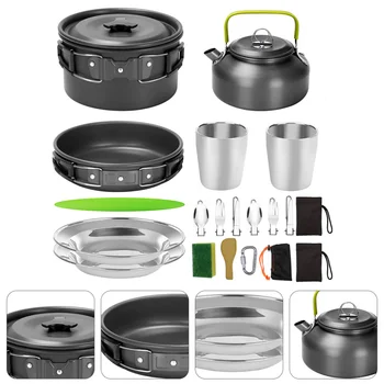 

1 Set Portable Pot Set BBQ Accessories Simple Camping Cookware Camping Tool for Camping Home Outdoors Hiking