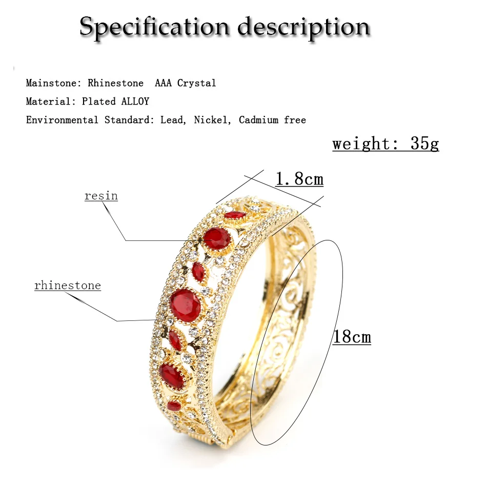 Bangle bracelet Sunspicems Vintage Indian Bangles Round Resin Bracelets Women Antique Gold Color Turkish Jewelry Bohemia Cuff Bracelet Gift