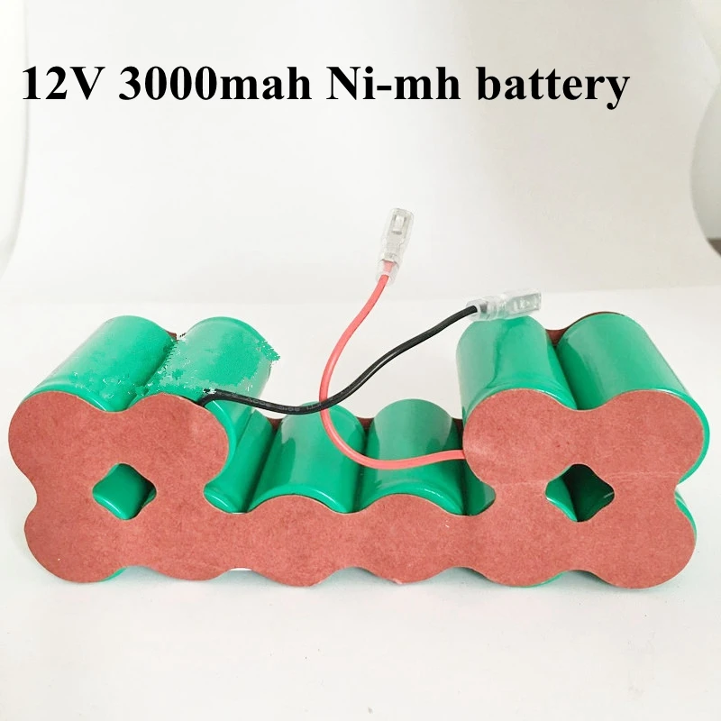 12v 3000mah Nimh Rechargeable Battery Pack For Electric Sweeper And