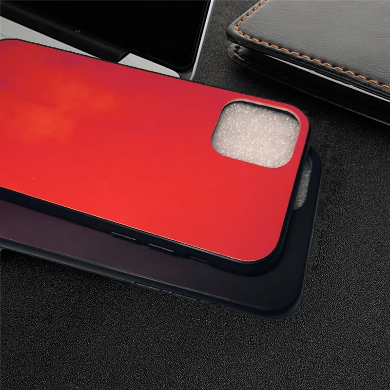 100 шт термочувствительный цвет изменить волшебный PU чехол для iPhone 11 Pro Max XS XR X 8 7 6 6S Plus 5 5S тепловой датчик крышка