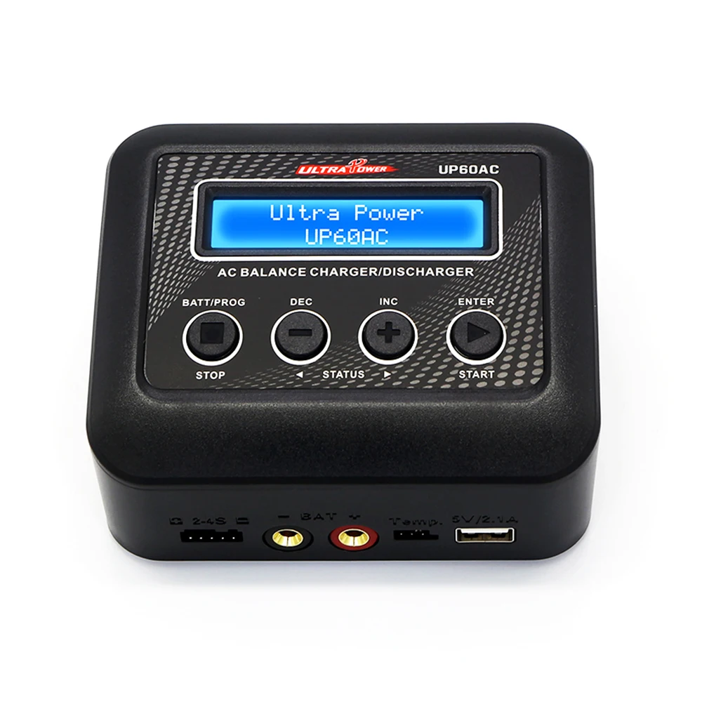 

Ultra Power Battery Balance Charger UP60AC 60W 6A AC For 2-4S Lipo/LiHV/LiFe/LiIon 6-8S NiMH/NiCd 3-6S PB Battery For RC Drone