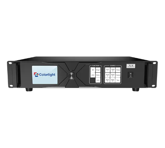 

Colorlight X8 professional LED display controller possesses powerful video signal receiving, splicing and processing capacities