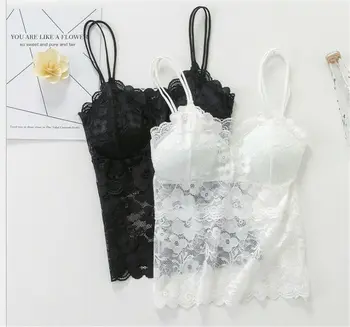 

Sexy Lace Bralette Tube Tops Bandeau Summer Women Summer Lace Bra Tanks Crop Tops Bandeau Girl Vest Underwear