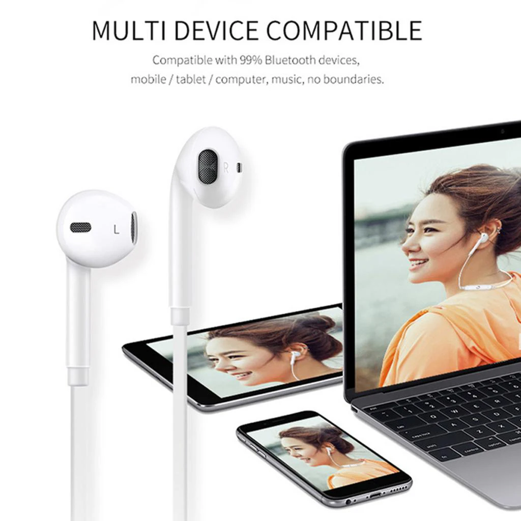 Magnetic Wireless Bluetooth Earphone Headset Stereo Sports Waterproof Earbuds Wireless in-ear Headset w/ Mic For IPhone Samsung