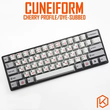 Kpreпаблик 139 древний Вавилон cuneiform язык шрифт Вишневый профиль краситель Sub Keycap PBT для gh60 xd60 xd84 cospad tada68 87 104