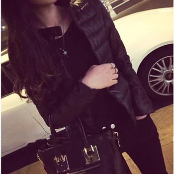 

Casual Winter Women Jacket Short Down Outwear Female Winter Coat Cotton Padded Warm Jacket Outwear Women Winter Down Coat 2019
