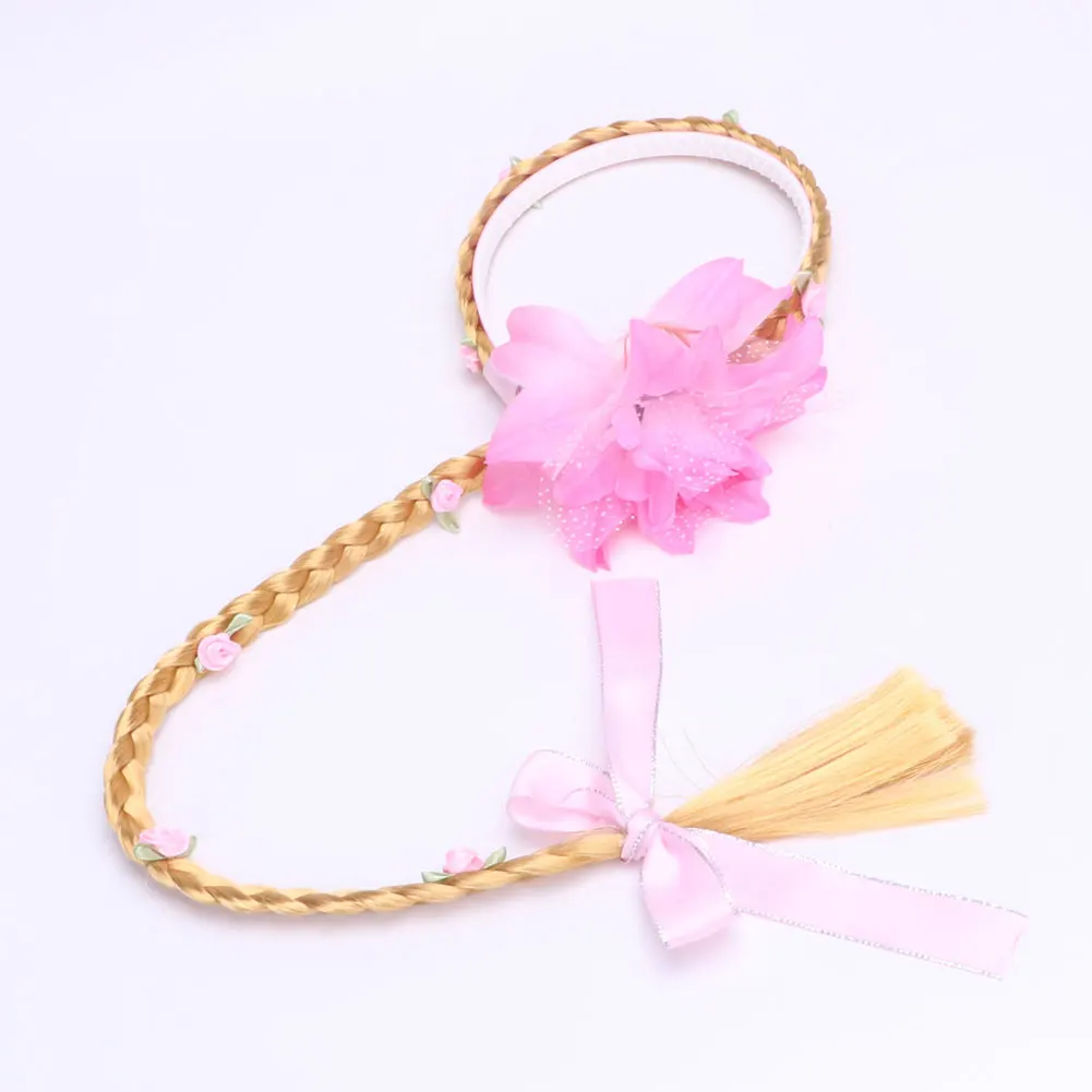 Styles Kids Girls Rapunzel Princess Headband Hair 7 H27bb50f63f5e43efb5b687eb99c80c8aS