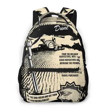

2020 Back To School Visit Arrakis Kawaii Cool Backpack School Boy Girl Dune Paul Atreides Sci-fi Movies Travel Backpack