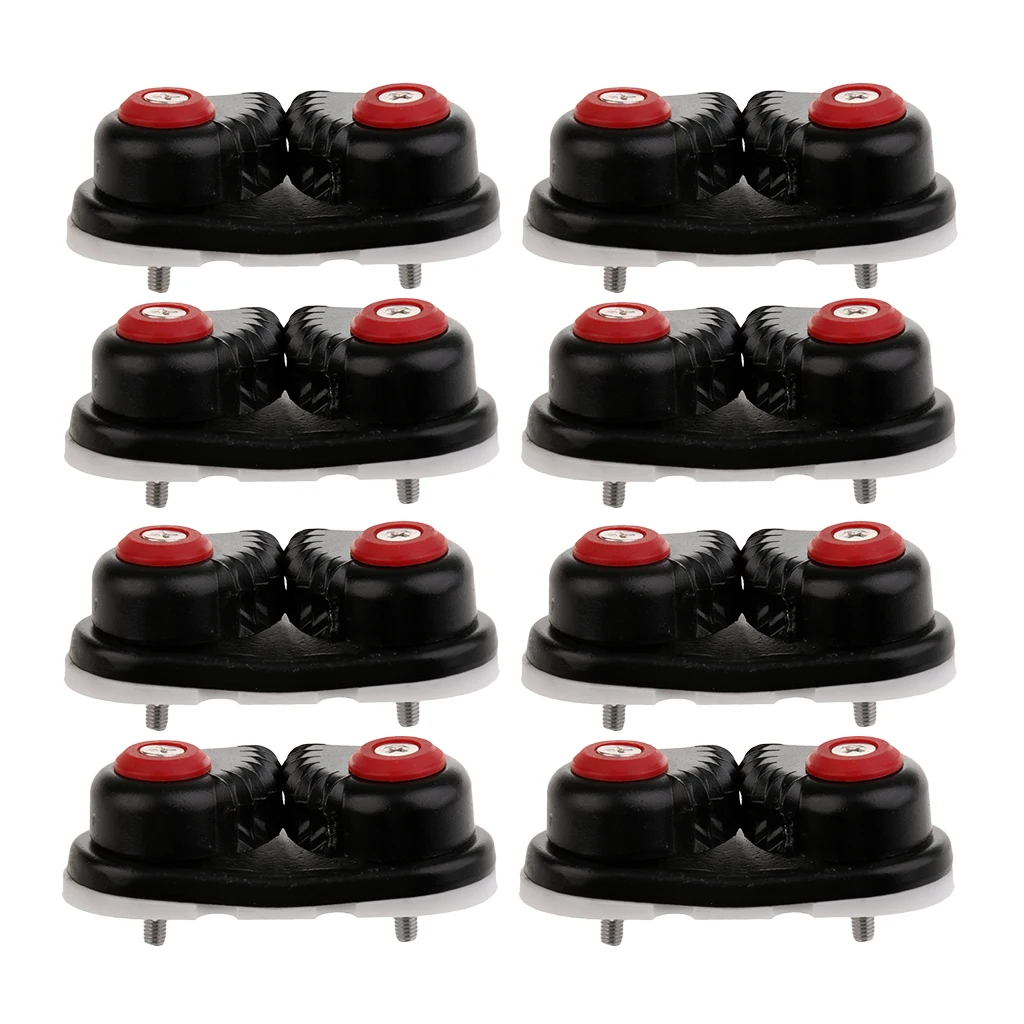 8 Pieces Fast Entry Boat Ball Bearing Cam Cleat Sailing Hardware