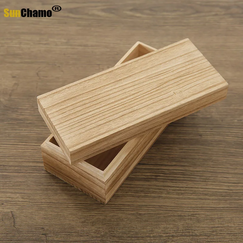 DIY Дом коробка для хранения натуральная Деревянная открытка Домашний Органайзер