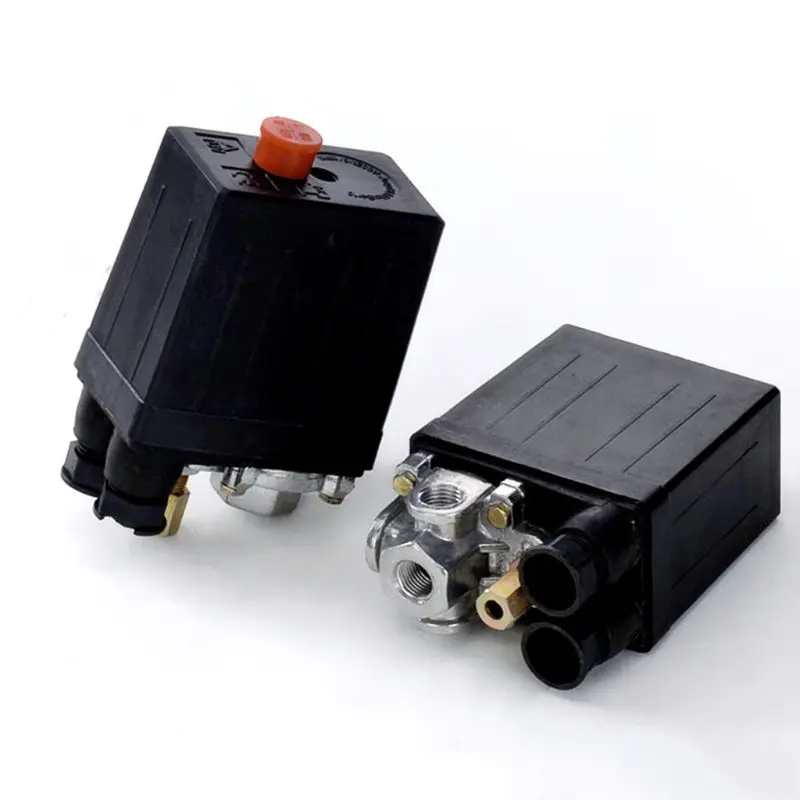 

1pc Heavy Duty Air Compressor Pressure Switch Control Valve 90-120PSI 1/4 Port