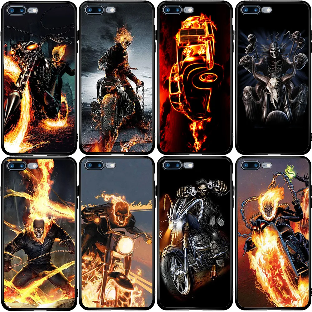 Чехол Ghost Rider Fire Car для iPhone Oneplus 3 3T 5 5S 5T SE 6 6S 7 8 7T Plus X XS XR Max 11 12 Pro | Мобильные телефоны и