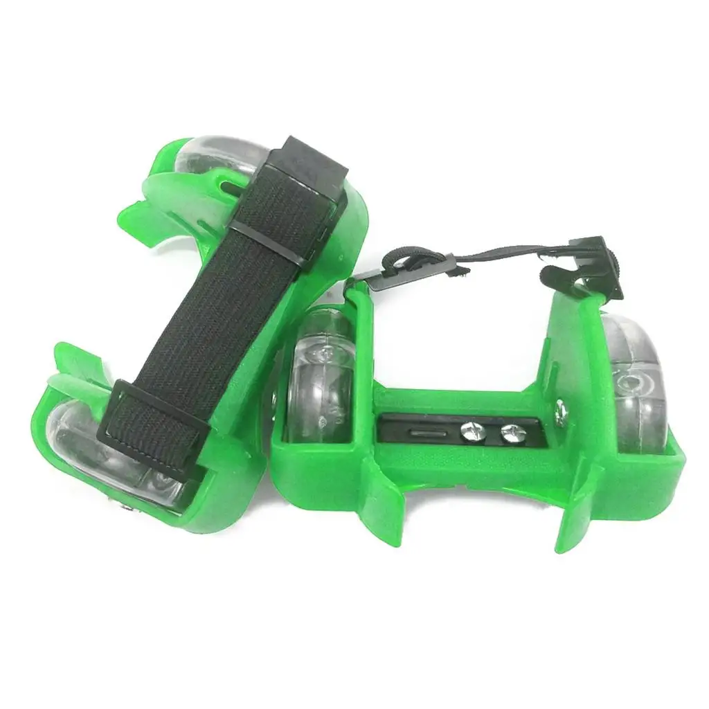 Light Up Flash Heel Wheel Roller Skates LED Kids Child Rollerskate Training Shoe Strap on Child Street Skating Roller Adjustable