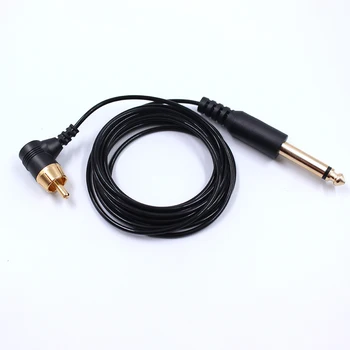 

Tattoo Cord Hook Line Power Cable 6.35mm Connection RCA For Tattoo Machine/Gun Supply Accessory