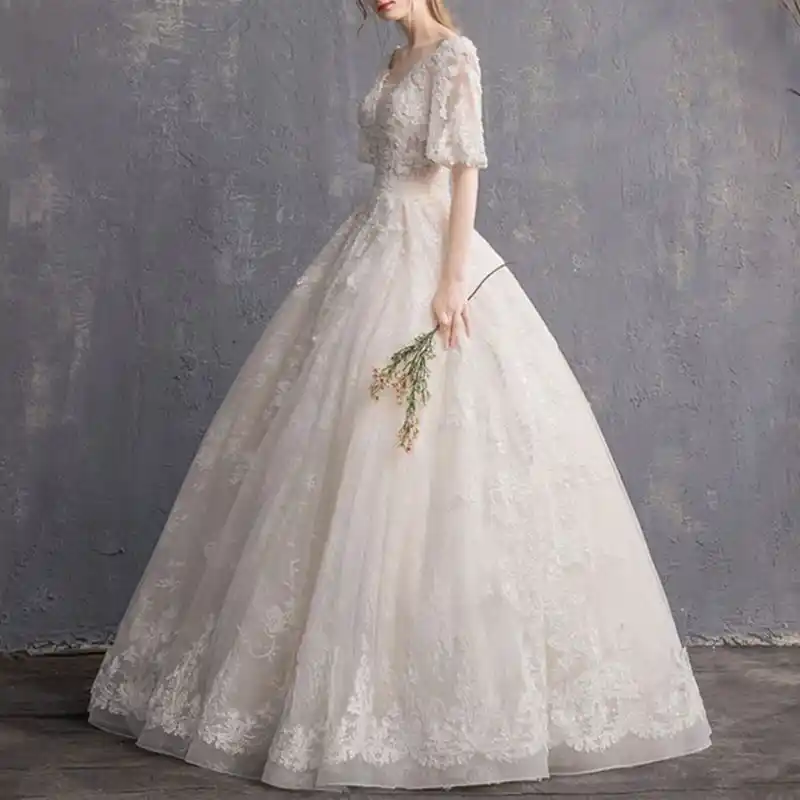 vestido de noiva saia em camadas