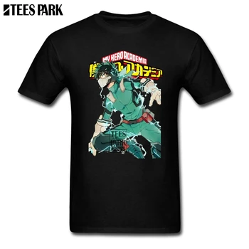

Printing T Shirt Deku Full Cowl My Hero Academia Tees Shirts For Men Male Pre-Cotton Short Sleeve Tshirs Newest Adult Shirts Men