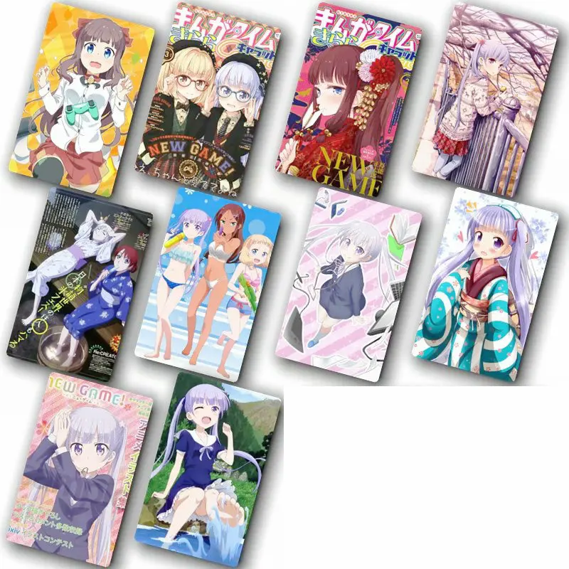 New Ganme Sticker 100pcs Different Style Anime Stickers Bus ID Waterproof DIY Card Stikers Classic Toys