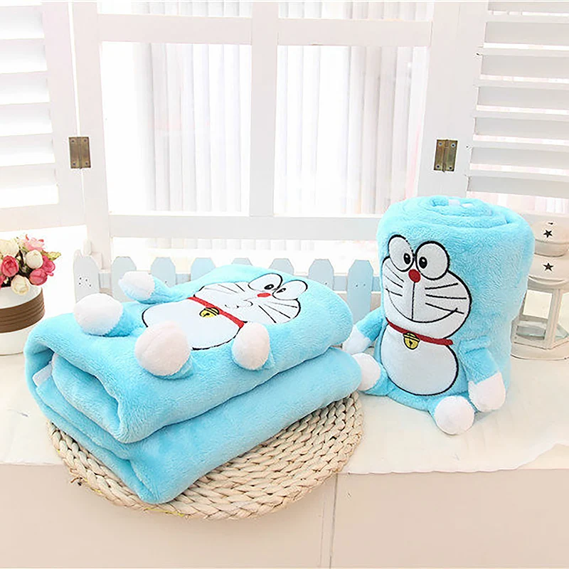 Doraemon Узорчатое одеяло плюшевое одеяло для ребенка