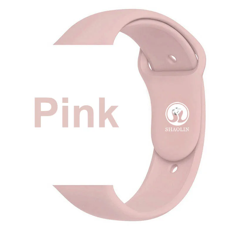 Мягкий силиконовый сменный спортивный ремешок для 38 мм apple Watch Series1 2 42 мм наручный браслет ремешок для часов apple Sports Edition - Цвет: Pink