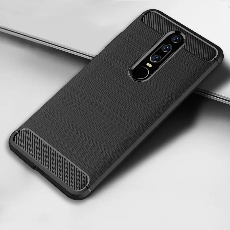 Чехол для Hauwei Mate RS Силиконовый ТПУ из углеродного волокна мягкий силиконовый