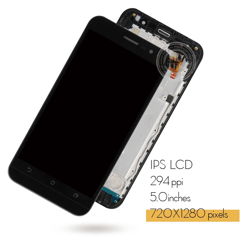 Cena Srjtek dla ASUS Zenfone Go ZB500KL LCD X00AD Panel LCD czujnik ekranu dotykowego montaż szkła 5.0 \