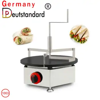 

Crepe Maker Double-Head Crepe Machine Stainless Steel Baking Tool Electric Oven Crepe Handle Pancake Handle Rotary Crepe Turner